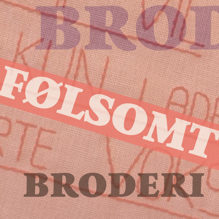 Workshop: Følsomt broderi